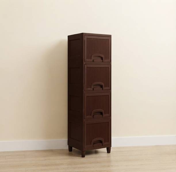 MAXTID Plastic Multilayer Cabinet Storage Organizer PP Collapsible Wardrobe