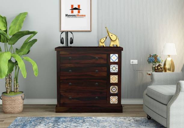 HavenzHome Solid Wood Free Standing Chest of Drawers