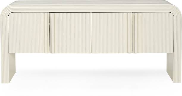 Fine Kraft INC Lasting Splendor Solid Wood Richmond Sideboard with Doors for Living Room Solid Wood Free Standing Sideboard