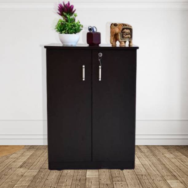 decorwithus Engineered Wood Storage Cabinet with Four Compartments for Shoes & Office Files Engineered Wood Free Standing Cabinet
