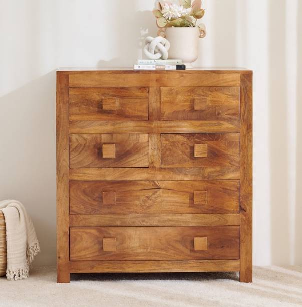 Livince Solid Wood Free Standing Chest of Drawers