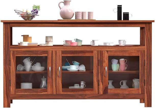 Credenza Solid Wood Free Standing Sideboard