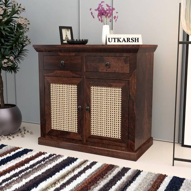 Utkarsh Solid Sheesham Wood Sideboard/ Cabinet & Drawer For Bedroom/ Kids Room || Solid Wood Free Standing Sideboard