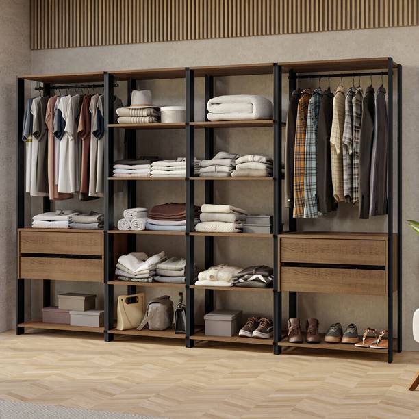 Madesa Valencia Modular Wardrobe Engineered Wood Free Standing Cabinet