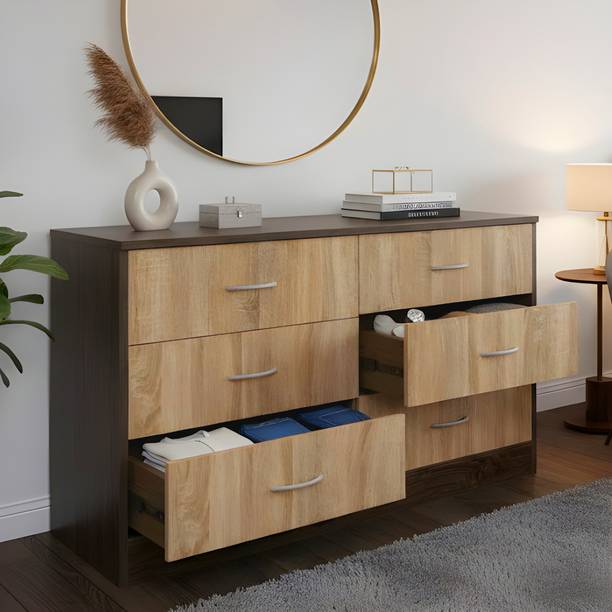 Furniva Furniva Regal 6 Drawer Chest of Drawers Engineered Wood Free Standing Chest of Drawers