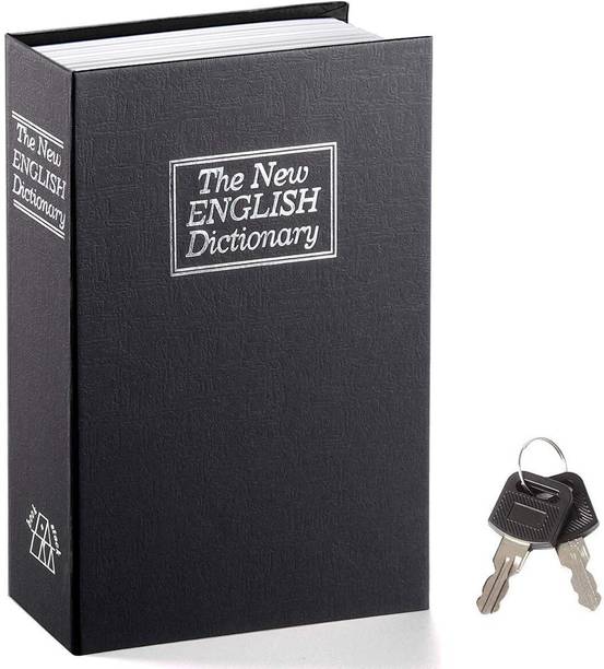 SHENKY Dictionary Book Hidden Safe Jewelry Box/Cash Locker for Home, Medium, Safe Locker