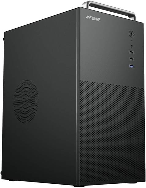 Ant Esports Si12 M-ATX, Mini-ITX with 1 Black Fan Mid T...