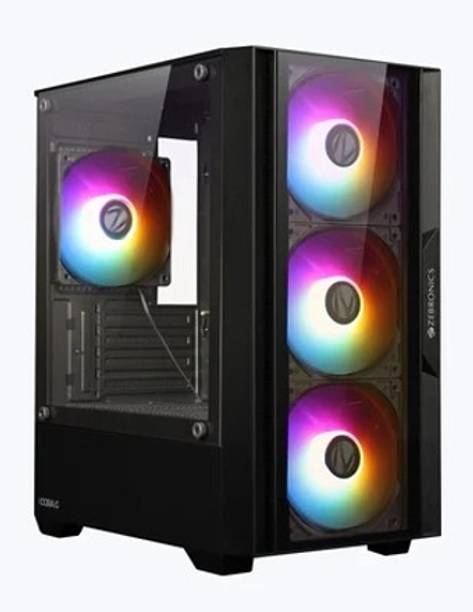 ZEBRONICS ZEB CORA G CAB BLACK GAMING Cabinet with USB ...