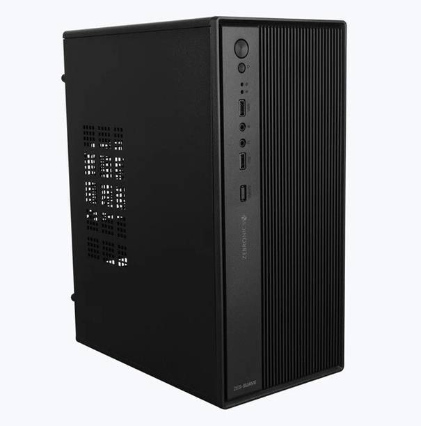 ZEBRONICS Cabinet WithOut Smps Mid Tower Cabinet with USB 2.0 and