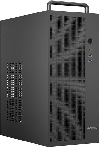Ant Esports Si10 M-ATX, Mini-ITX with 1 Black Fan Tower...