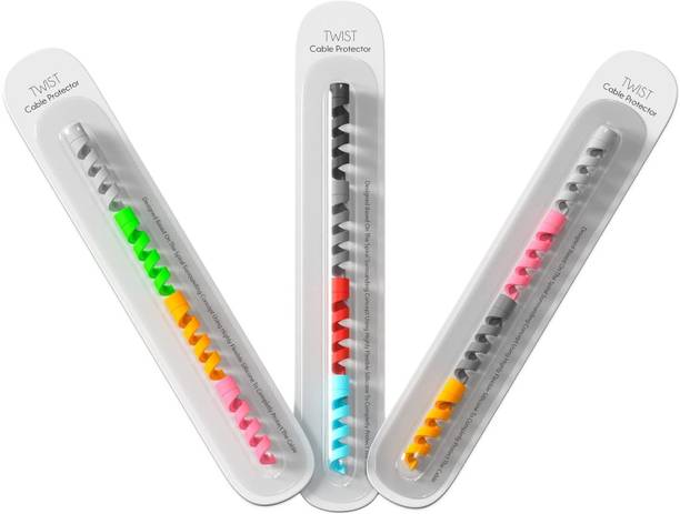 FwellT 3-Piece Silicone Cable Protectors, Charger & Wire Protector Cable Protector Cable Protector