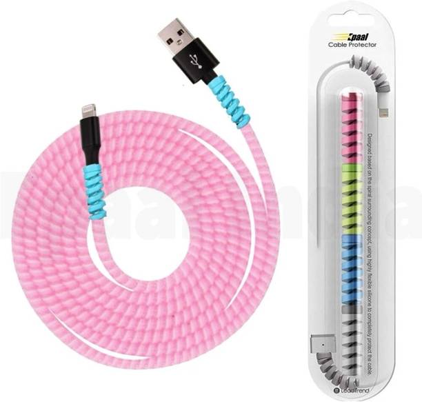 Epaal Port Protector Sleeves (4pcs) with Spiral Triple Color 1.6 Mtr (1pc) Full Size Cable Protector