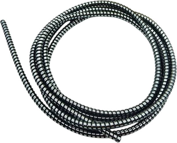 JAZX 1.4m Spiral Triple Entire Charging Cable Spiral for All Android Cable Protector