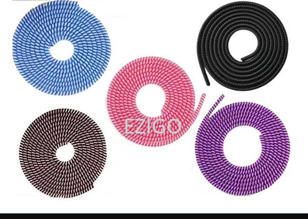 Ezigo Cable Protector(Pack of 5)Shock Resistant Cable Cover Wire Cover Cable Protector