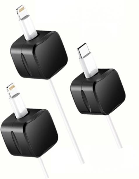 MAK (PACK OF 3) Magnetic Cable Organizer Clips – Self-Adhesive Wire Management Cable Protector