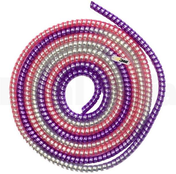 Epaal Spiral Metallic Color (2 Pcs) 1.2 Mtr Each Full Size (Multicolor) USB, Earphone Cable Protector