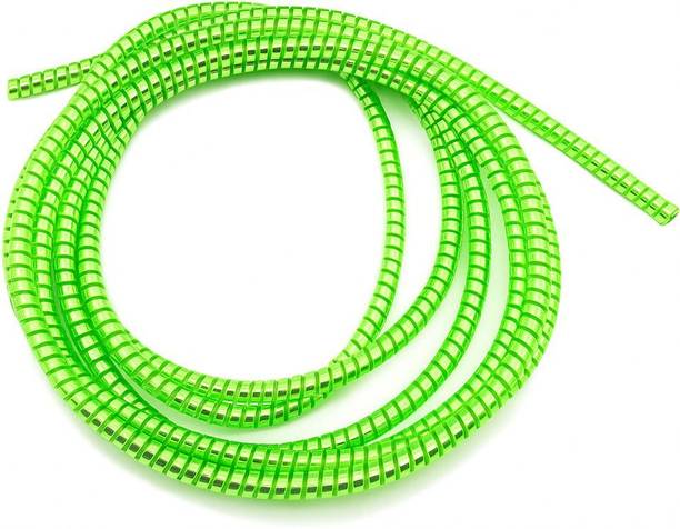 JAZX 1.4m Spiral Triple Entire Charging Cable Spiral for All Android Cable Protector