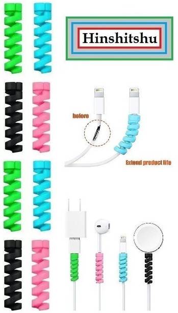 WIZMATE Spiral Flexible Cord Saver For All Types of Wire Cable Protector