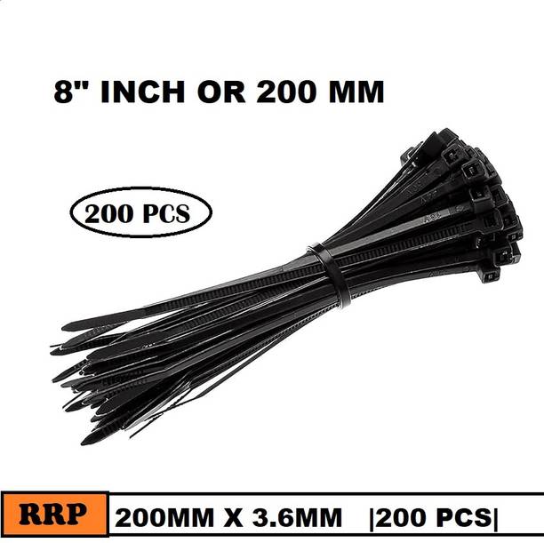 RRP 8" Inch CABLE TIE Nylon Flexible Straps Cable Tie