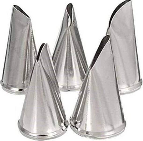 ARMMPRODUCTS 5 pcs/set Petal Piping Nozzles, Cake Decorating Tips Single Blade Cake Leveler