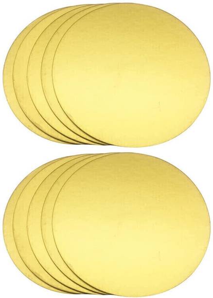 offroad 7 INCH Round Plain Cake Board (PACK OF 6) Paper Cake Server