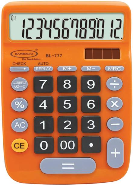 BAMBALIO BL-777 O Orange Colour 3 Years Warranty Basic  Calculator