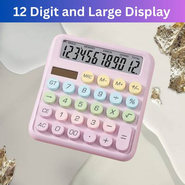SACRO Desktop Calculator, 12-Digit Large LCD and Large ...