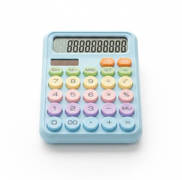 MOBDESK Desktop 12 Digit Large Display Big Button Office School Calculator Financial  Calculator