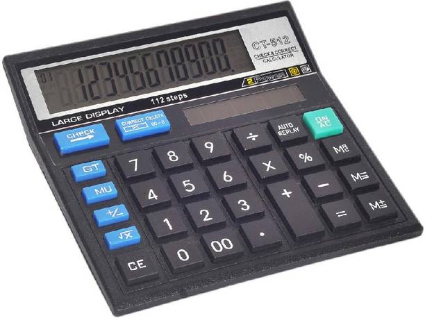 GLTHZENsuperior 12 Digit Black Basic Electronic Calculator Portable Useful Digital Calculator Basic  Calculator