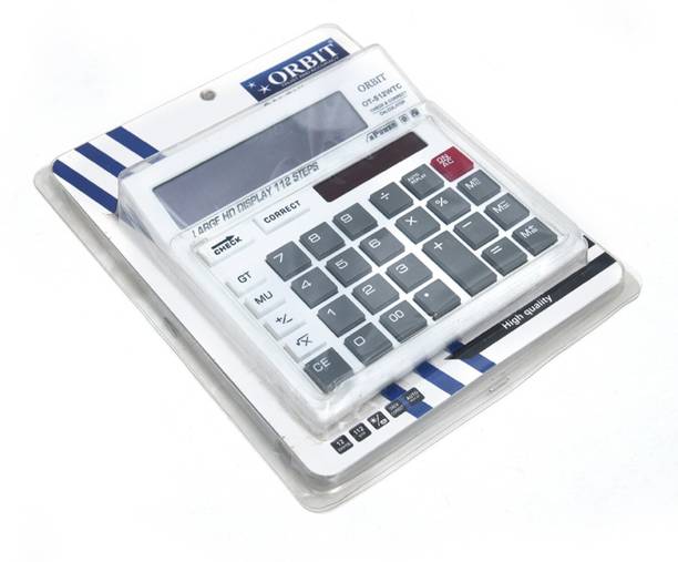 FABPRODUCTS Orbit OT-512 WTC White Electronics Basic  Calculator