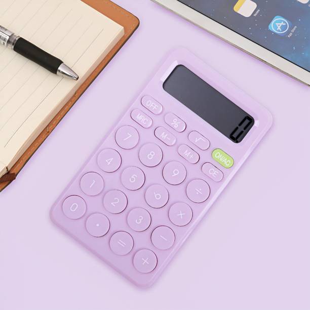 SYGA 8-Digit Portable Calculator – Slim, Stylish & Handy for Students and Office Basic  Calculator