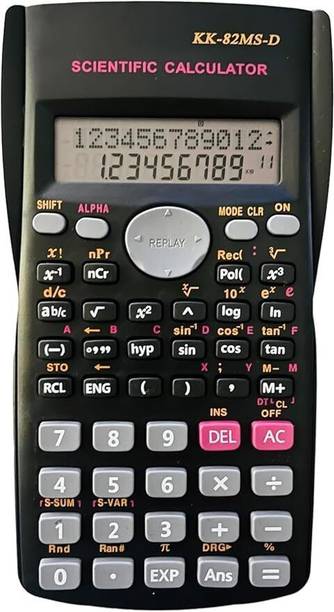 Kapish global Scientific Calculator – 240 Functions, 2-Line Display, Dual Power, 12-Digit Scientific Calculator- Ideal for Students, Exams, Engineers, Office Use (Black) Scientific  Calculator