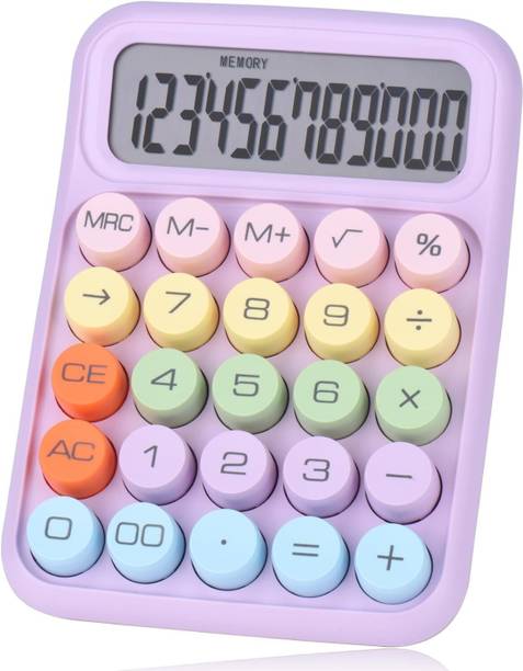 DIYAL ENTERPRISE Bright Color Calculator 12-Digit Displ...