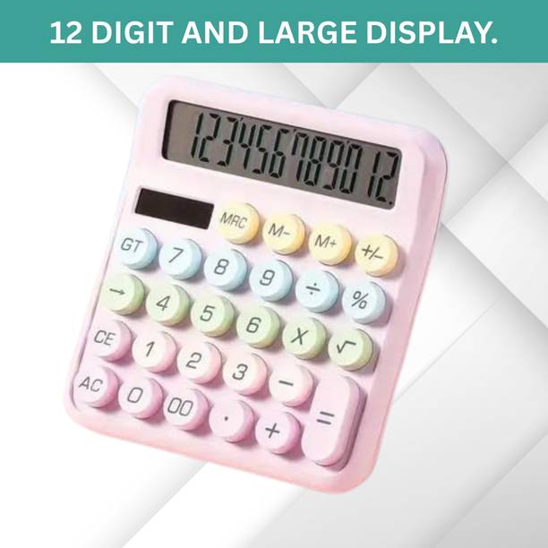 SACRO Desktop Calculator, 12-Digit Large LCD and Large ...