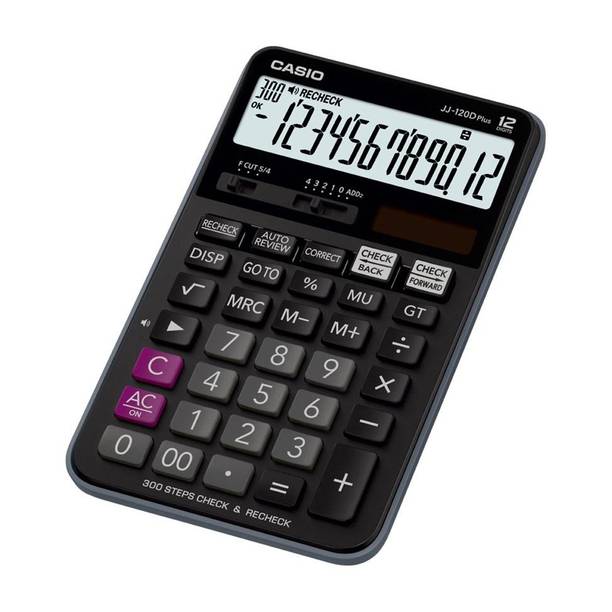 CASIO JJ-120DPLUS Desktop Basic  Calculator