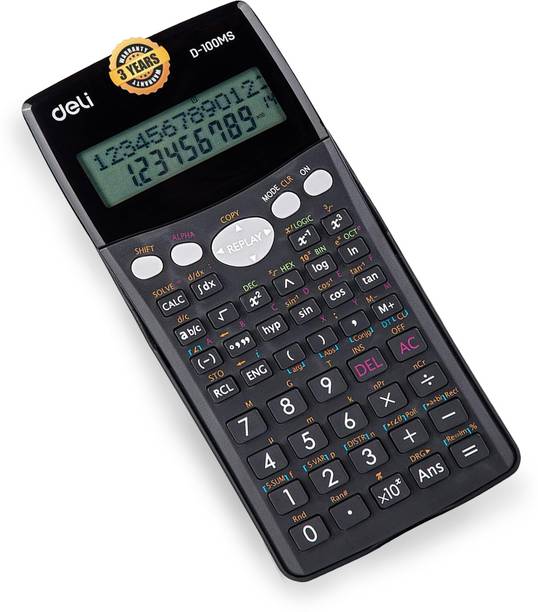 Deli Scientific Calculator with LCD Screen 300 Functions Math Calculator for Students Scientific  Calculator