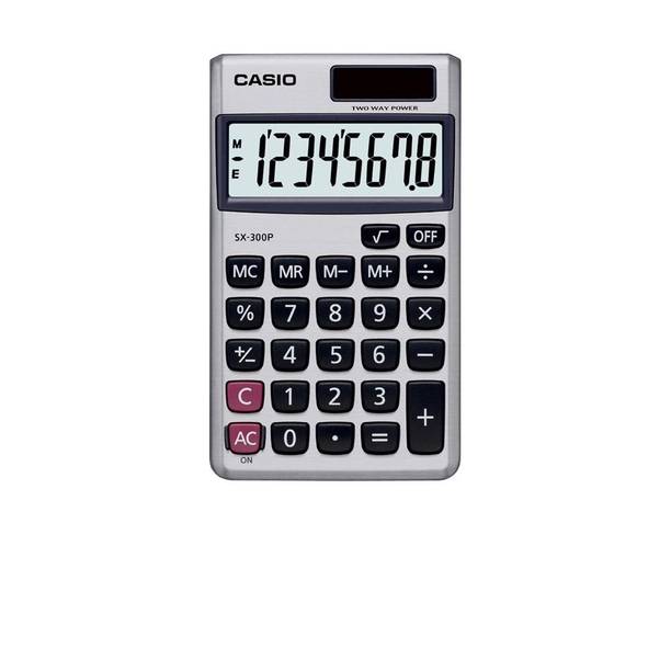 CASIO SX-300P-W Portable Basic  Calculator