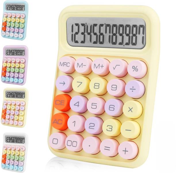 DIYAL ENTERPRISE Pastel Color 12-Digit Calculator Big B...