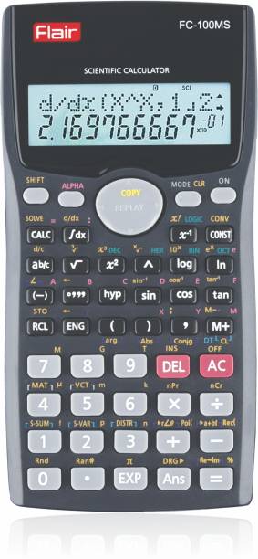 FLAIR 100 MS FC Desktop Series 10+2 Digits 300 Functions With 2- Line Display Scientific  Calculator