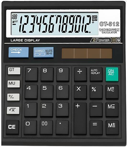 Trendy Styler Basic TS-512 Check & Correct GST Calculator Basic Calculator (12 Digit) TS-512 Basic  Calculator