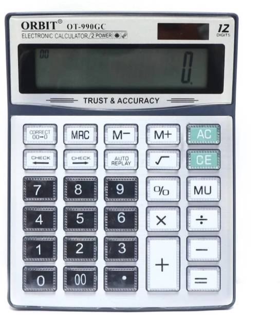 PW PENCILWALA CT 990GC finannical calculator with glass...