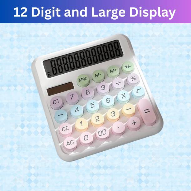 SACRO Desktop Calculator, 12-Digit Large LCD and Large ...