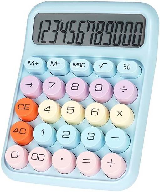 ZEKISTA Mechanical Switch Calculator with Big Buttons, 12-Digit LCD Display, Desktop Use Mechanical Switch Calculator with Big Buttons, 12-Digit LCD Display, Desktop Use Financial  Calculator