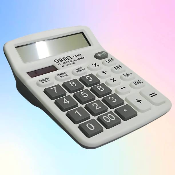 Orbit Latest Financial Calculator for Office Shop and Home with Large LCD Display Financial  Calculator