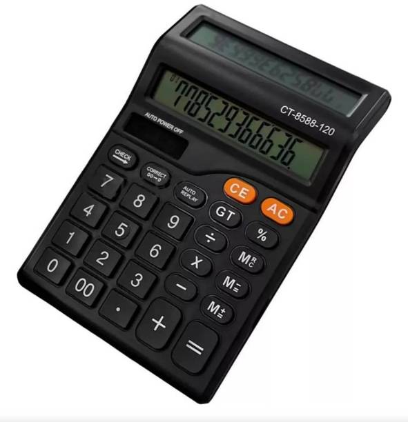 DHAGO BLACK DOUBLE DISPLAY * 01 BLACK DOUBLE DISPLAY * 01 Basic  Calculator