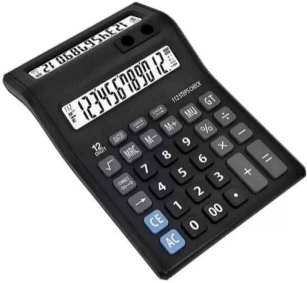 Pencilwala OT-2000 Double Dual Display Desktop Solar and Battery Power Soft key Financial  Calculator