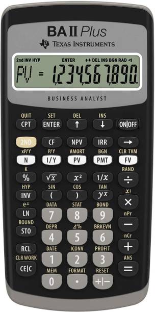 Texus IIBAPL Texas Instruments BA II Plus Financial Calculator Financial  Calculator