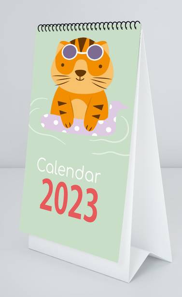 IDEAL FOZ Table Calendar and Planner, Organizer & Reminder, Calendar for Desk-017 2023 Table Calendar