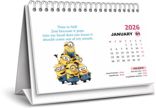 Avni Prints For Home, Office and other uses 2025 Table Calendar