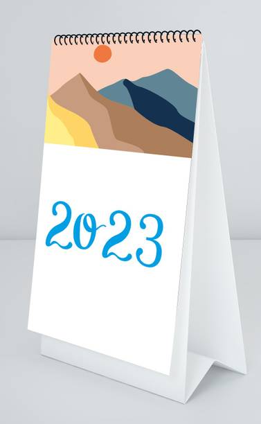 IDEAL FOZ Table Calendar and Planner, Organizer & Reminder, Calendar for Desk-06 2023 Table Calendar